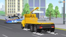The Tow Truck's Car Service in the City | Cars Kids Animation | Trucks cartoons for kids
