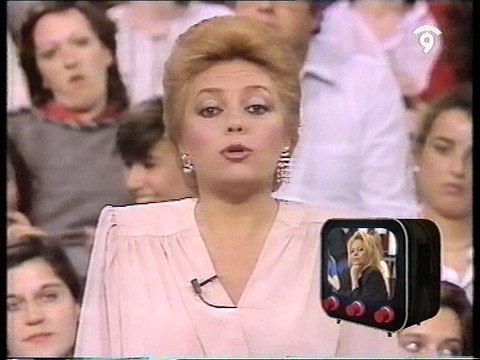 MAYRA GÓMEZ KEMP entrevista 1999. Homenaje Un, Dos, Tres 1985.