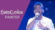 Nathan Trent - Running On Air (Austria) 2017 Grand Final - Eurovision Painter