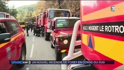 La chaleur et les incendies enflamment la Corse