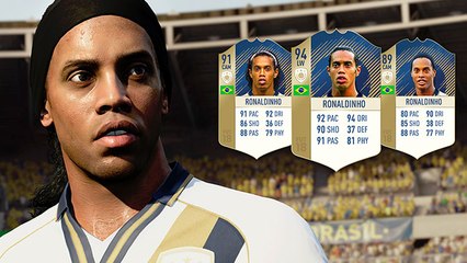 FIFA18 : Les légendes en 3 versions + annonce Ronaldinho