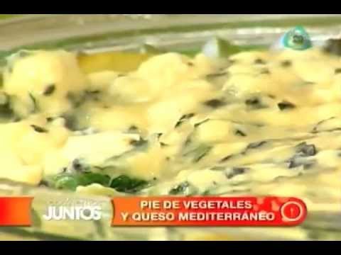 Cocinemos Juntos. Pie de vegetales y queso mediterráneo