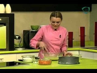 Pastel de zanahoria con betún de queso crema