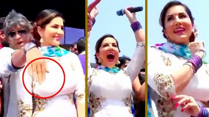 Sunny Leoan Dance And Sapna Choudhary Competiton