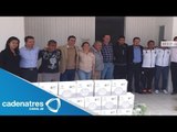 DIF-Querétaro dona despensas a jugadores de Gallos Blancos