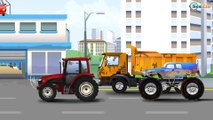 Pracowity Traktor NAPRAWY - Praca i Zabawki w Miasto | Bajki dla dzieci