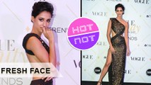 Disha Patani In Thigh High Slit Gown | Wins Fresh Face Award At Vogue Beauty Awards 2017