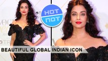Aishwarya Rai Bachchan In Black See Through Gown Looks Hot At Vogue Beauty Awards 2017