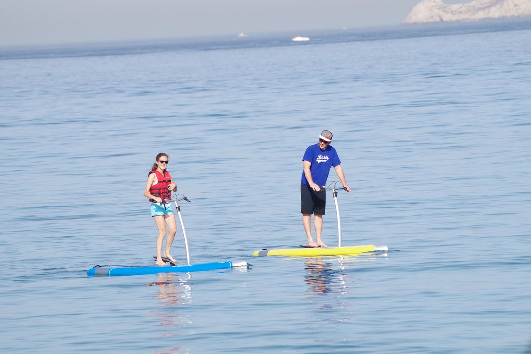 Le Club Mer a testé pour vous.... le pédale board sur la plage de l'Huveaune