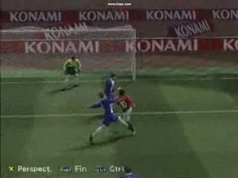 mon premier coup franc ( et le seul ^^) a pes