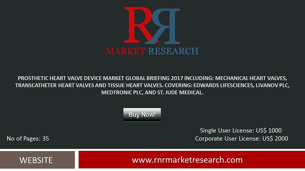 Global Industry Analysis for Prosthetic Heart Valve Device Market 2017