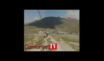 Ağustos sıcağı Erciyes dağının kar ve buzullarını eritti