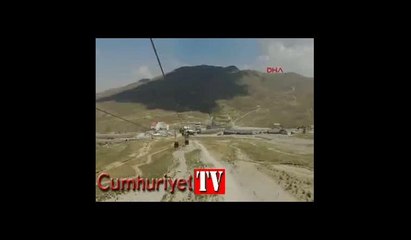 Ağustos sıcağı Erciyes dağının kar ve buzullarını eritti