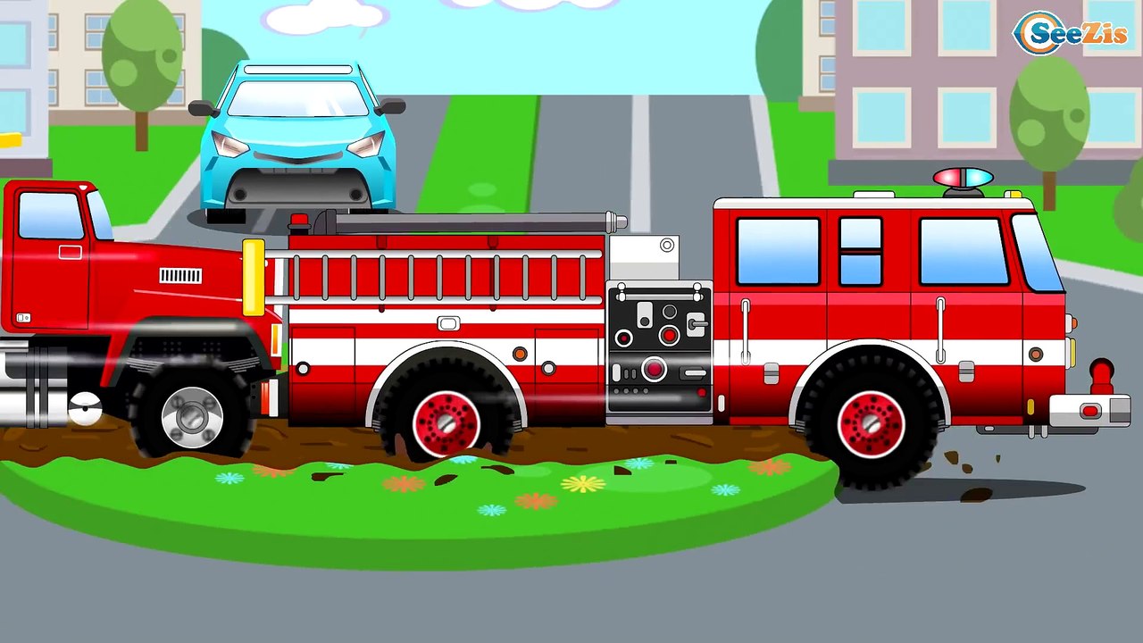 Camiones grandes para niños en español - Big trucks for kids in Spanish