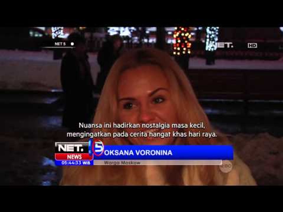 Nuansa musim dingin di Moskow Rusia hadir untuk manjakan warga - NET5