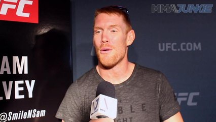 Sam Alvey promises to pick up where he left off after fighting injured last time out