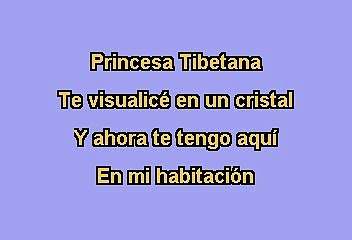 Timbiriche -  Princesa Tibetana (Karaoke)