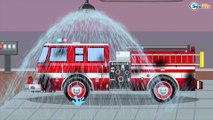 Itfaiye Arabası ve Meraklı Kamyon - Eğitici Cizgi Film - Türkçe İzle