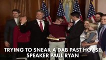 Paul Ryan shuts down bratty teenager during fathers swearing in