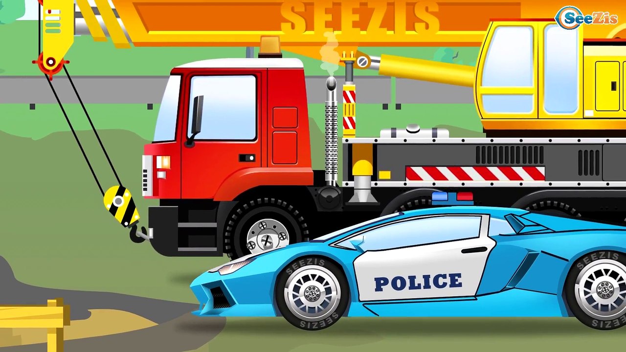 Coche de Policía, la Patrulla de Policía - los Verdaderos Héroes del Día | Videos para niños