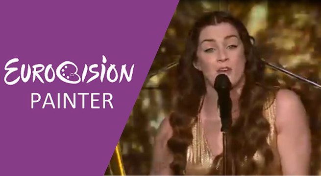 Lucie Jones - Never Give Up On You (United Kingdom) 2017 Grand Final - Eurovision Painter