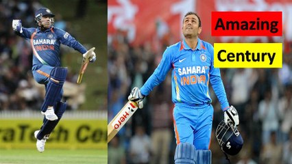 OH MY GOD || Amazing century from sehwag and santoki