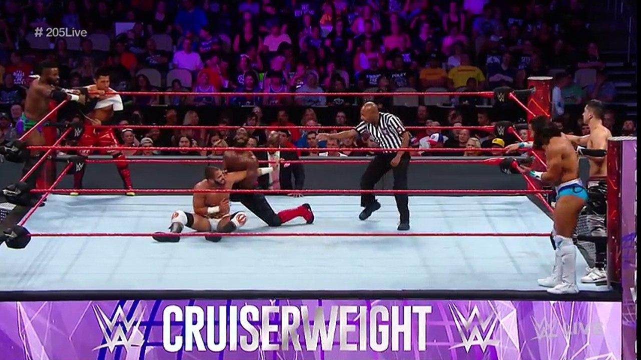 Akira Tozawa, Rich Swann & Cedric Alexander vs. Ariya Daivari, TJP & Tony Nese  Raw, July 31, 2017