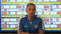 Michel Der Zakarian avant MHSC vs SM Caen (1ère journée L1)