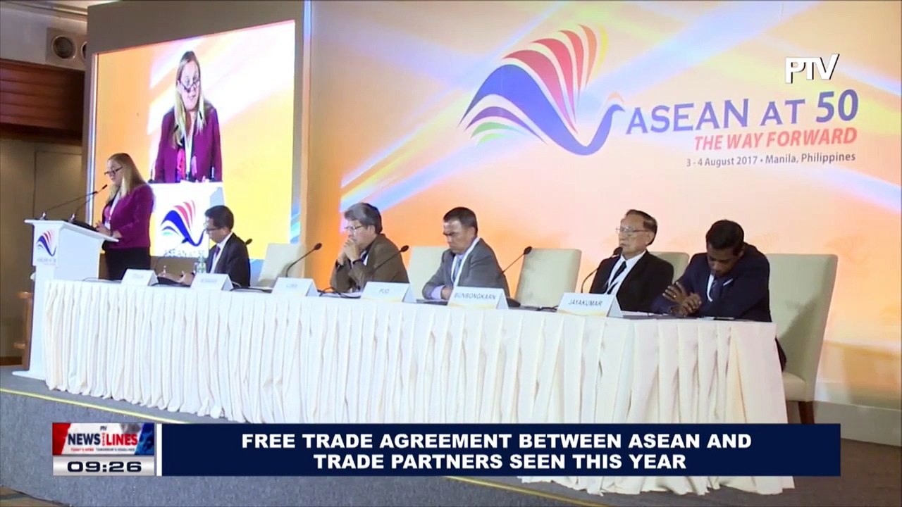 Free Trade Agreement between #ASEAN and trade partners seen this year
