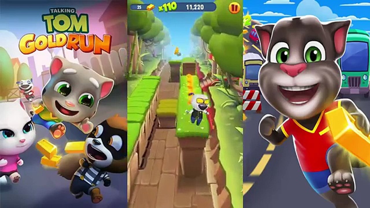 Game Mèo Tom Ăn Vàng - Talking Tom Gold Run ll Have Fun With Agent Angela