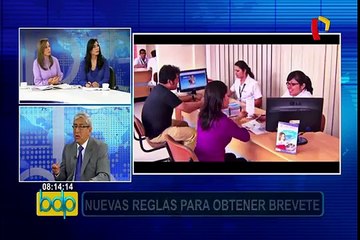 Luis Quispe Candia explica nuevas reglas para obtener brevete