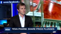 i24NEWS DESK | TEVA Pharm. share  price  plunges | Thursday, August 3rd 2017