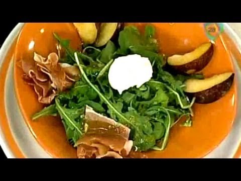 Cocinemos Juntos. Ensalada de ciruelas, jamón serrano y vinagre