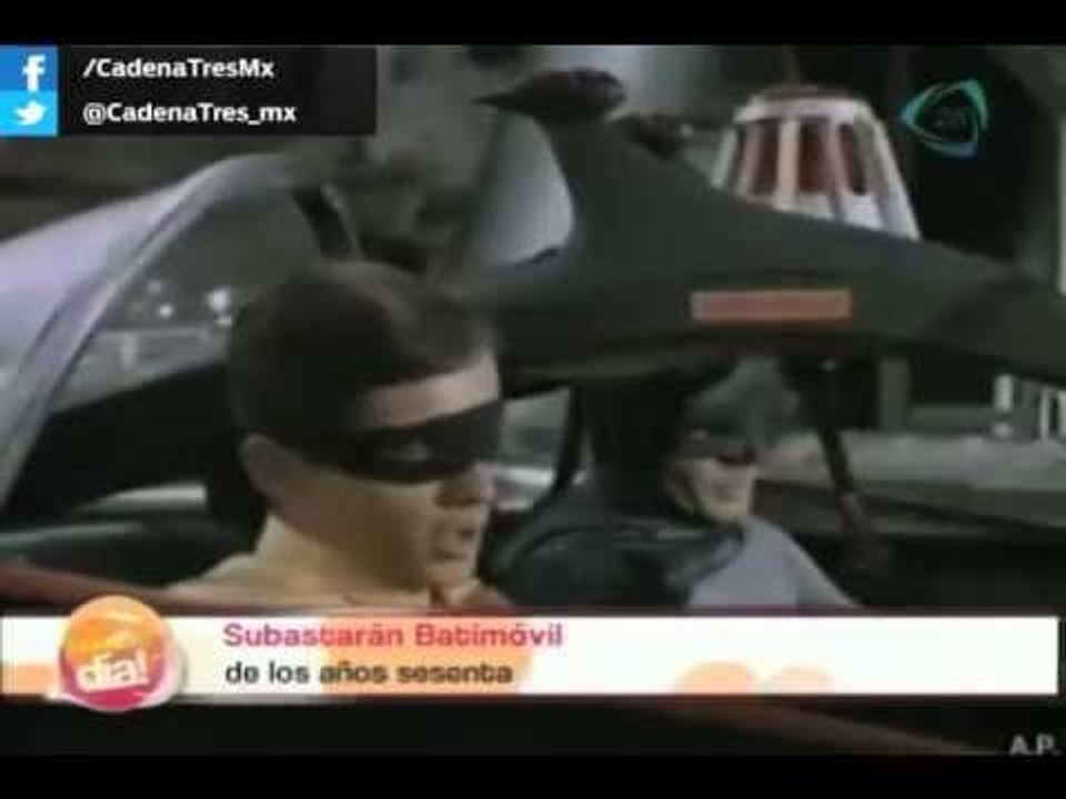 ¡Nuestro Día! A la venta el Batimóvil de la serie protagonizada por Adam West en los años 60