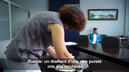Russie: un diamant d'une rare pureté mis aux enchères