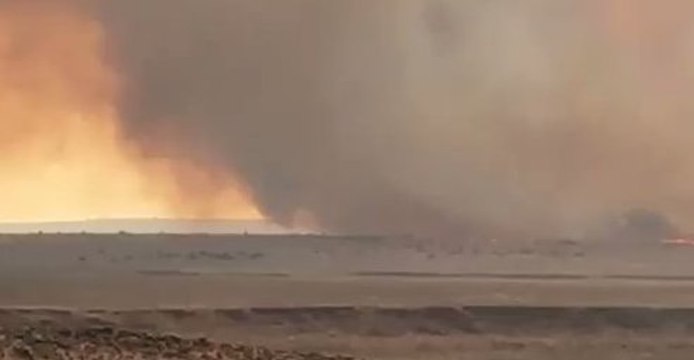 Oregon Wildfire Burns 10,000 Acres in Several Hours