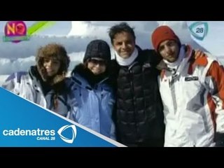 Alessandra Rosaldo y Eugenio Derbez en luna de miel en el Polo Norte