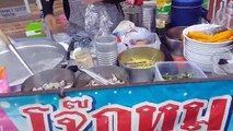 Thailand Street Food Khao Tom (Rice Soup With Pork And Egg)