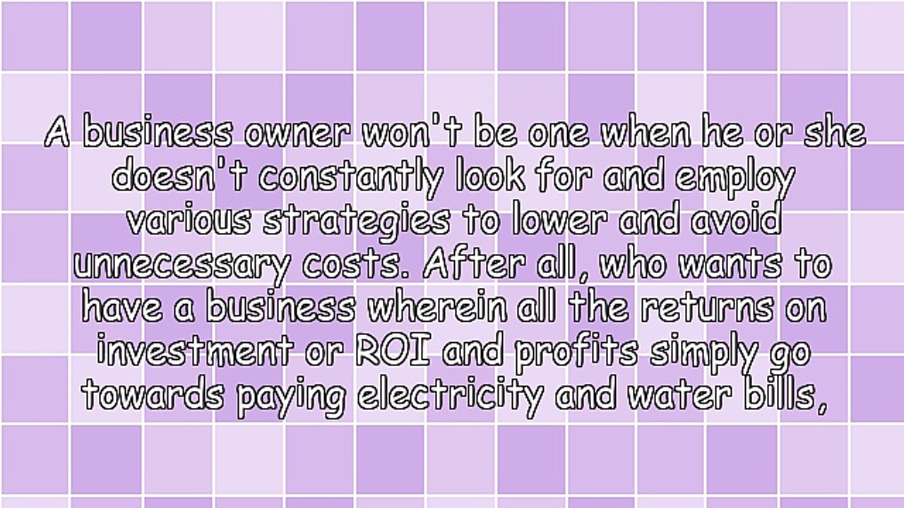 Cost Reduction Tips For Small Business Owners