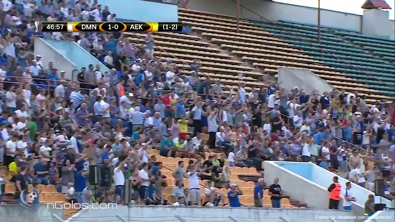 Dinamo Minsk - A.E.K Larnaca  1-1 Highlights