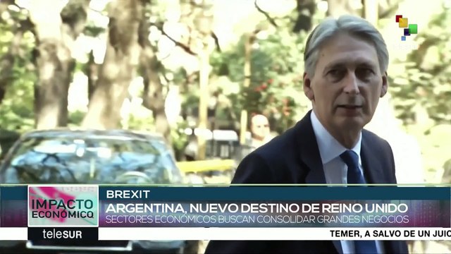 Reino Unido busca establecer acuerdos comerciales con Argentina