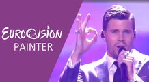 Robin Bengtsson - I Can't Go On (Sweden) 2017 Grand Final - Eurovision Painter
