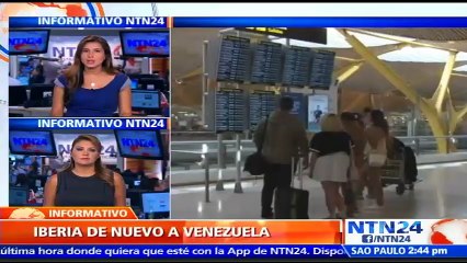 Iberia retomó vuelos hacia Caracas, ahora con escala en República Dominicana