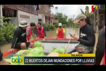Tailandia: sube a 23 cifra de muertos por inundaciones