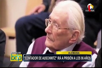 Alemania: Oskar Groning irá a prisión a los 96 años