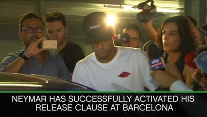 Barca accept Neymar's release clause