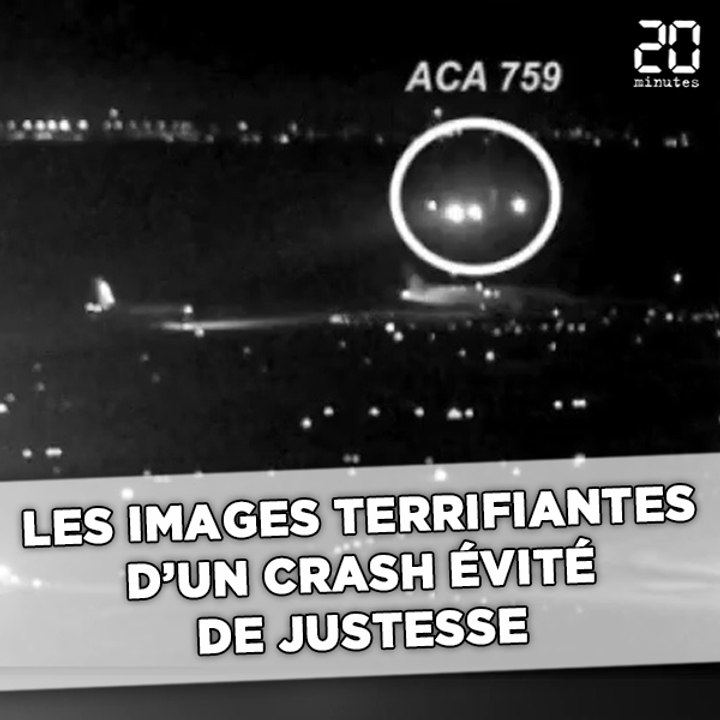 Les images terrifiantes du crash évité de justesse de l'avion d'Air Canada