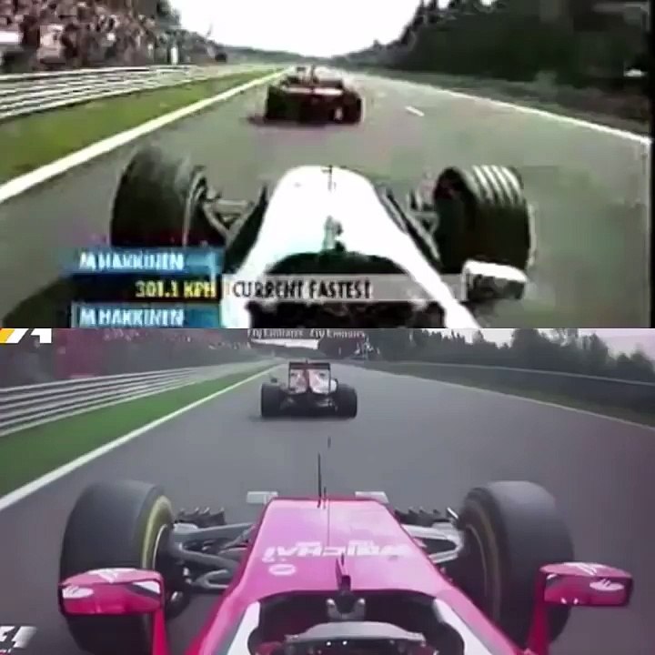 2000 Michael Schumacher vs Mika Hakkinen | 2016 Max Verstappen vs Kimi Raikkonen #BelgiumG