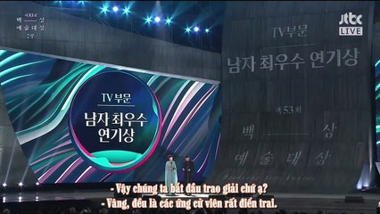 Descargar video: [Vietsub] 170503 53rd Baeksang Arts Awards - Kim Hye Soo & Yoo Ah In