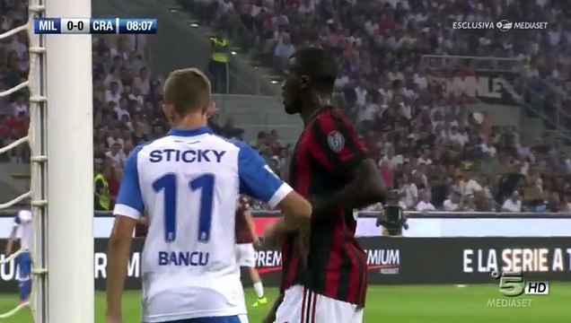 Giacomo Bonaventura GOAL HD - AC Milan 1-0 Universitatea Craiova 03.08.2017